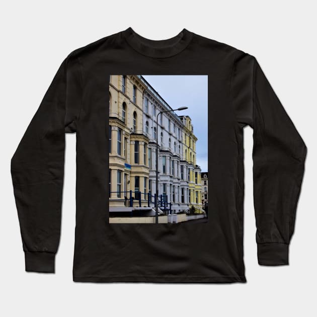 A view of Bridlington, England Long Sleeve T-Shirt by golan22may